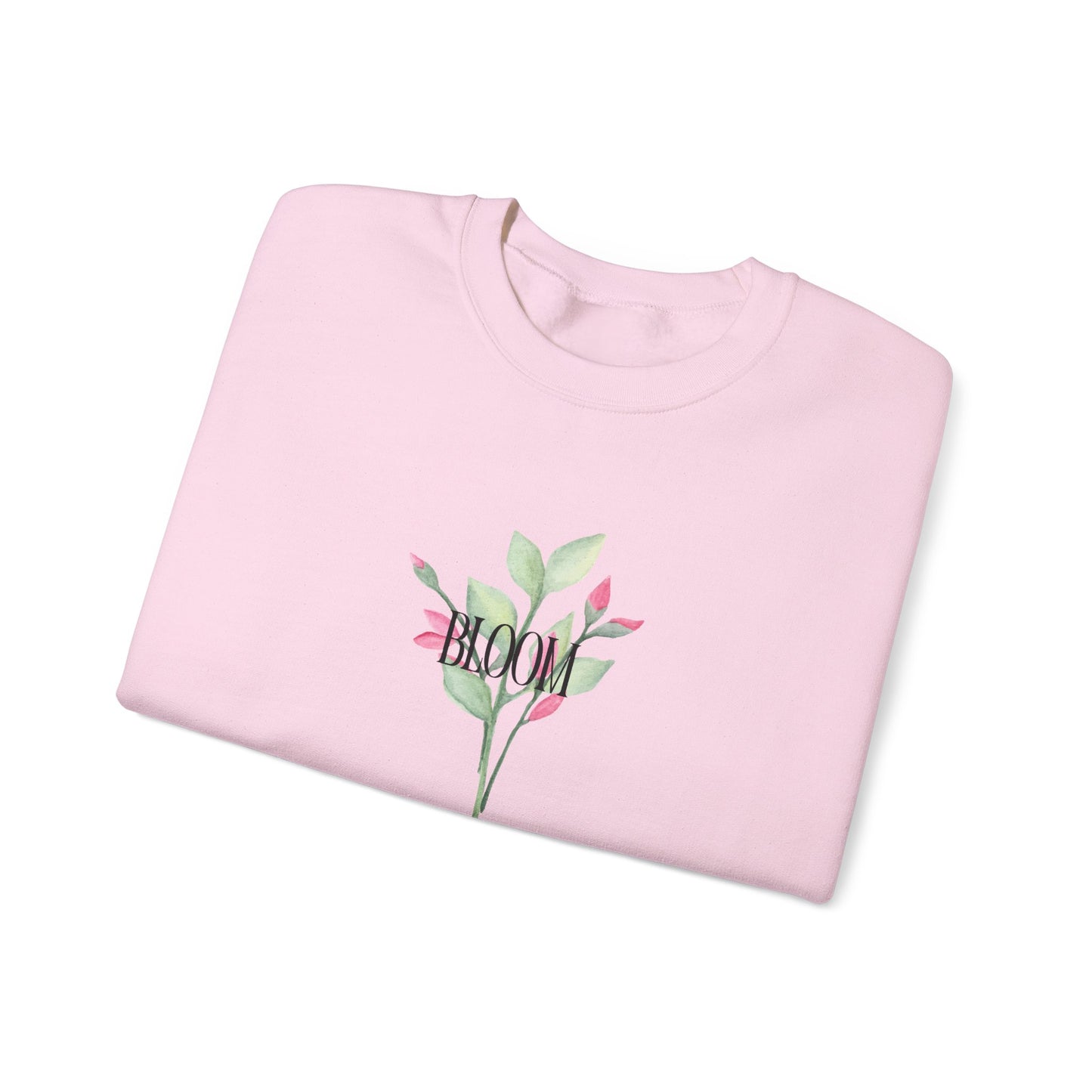 Floral Crewneck Sweatshirt - "Bloom" Design