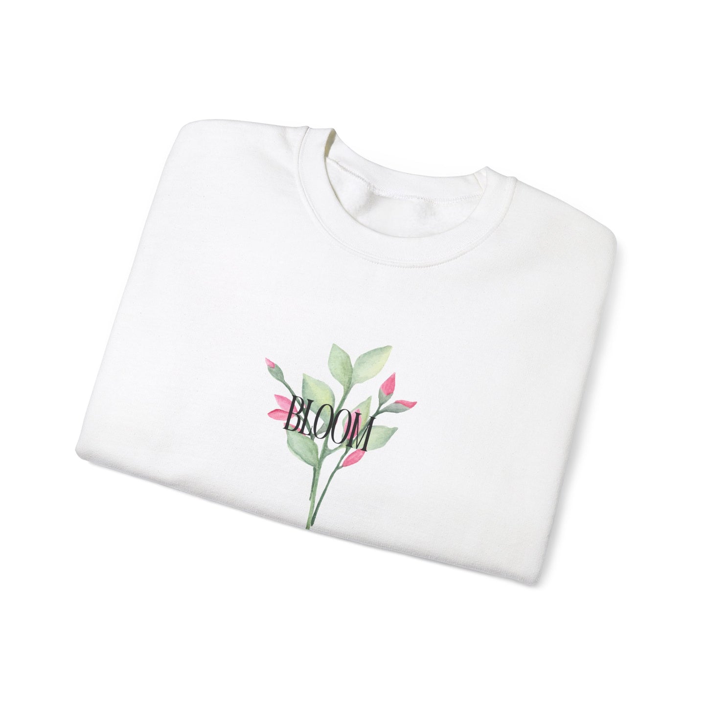 Floral Crewneck Sweatshirt - "Bloom" Design