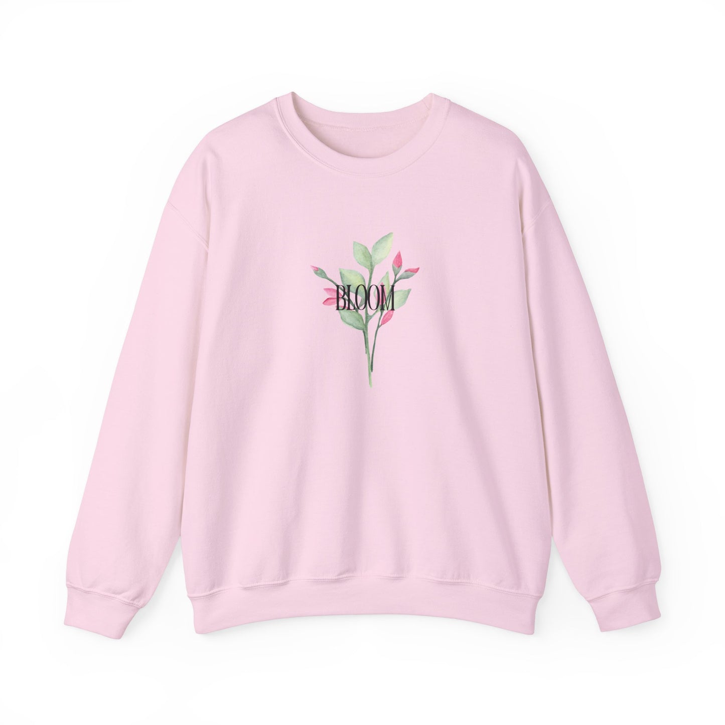 Floral Crewneck Sweatshirt - "Bloom" Design