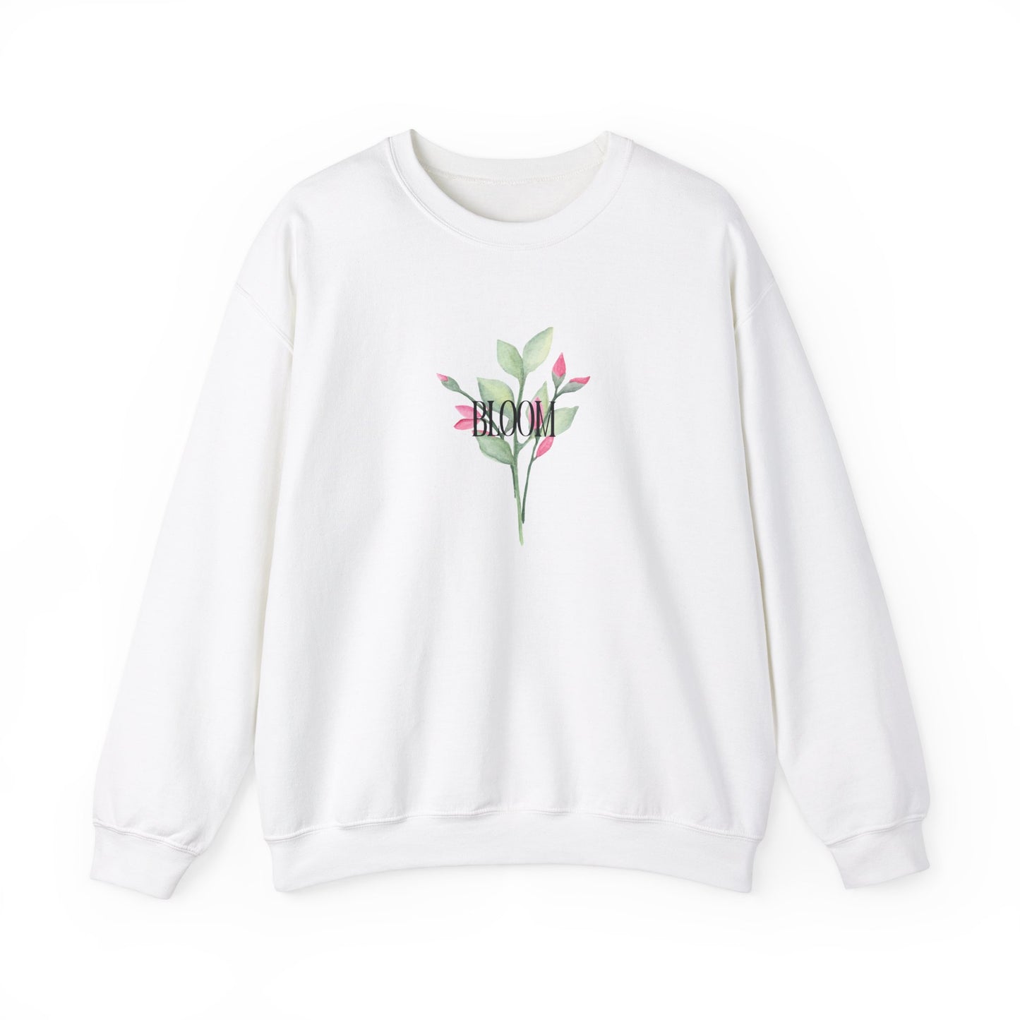 Floral Crewneck Sweatshirt - "Bloom" Design