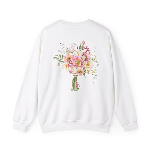 Floral Crewneck Sweatshirt - "Bloom" Design